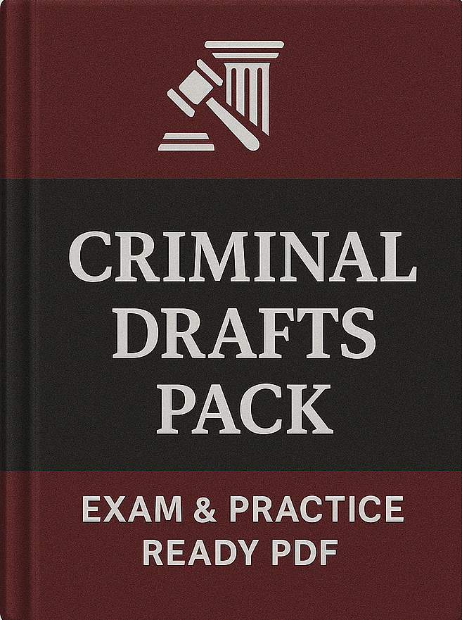 Criminal Draft Pack Slide