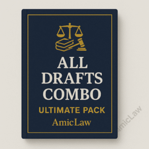 Premium cover for All Drafts Combo – Complete Legal Drafting Library